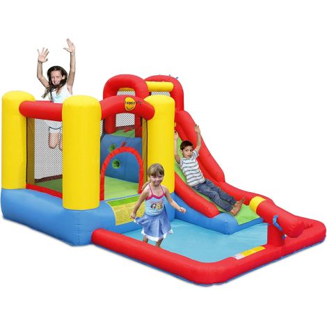 Spatiu de joaca gonflabil cu apa Jump and Splash Happy Hop 9271 - imagine 12